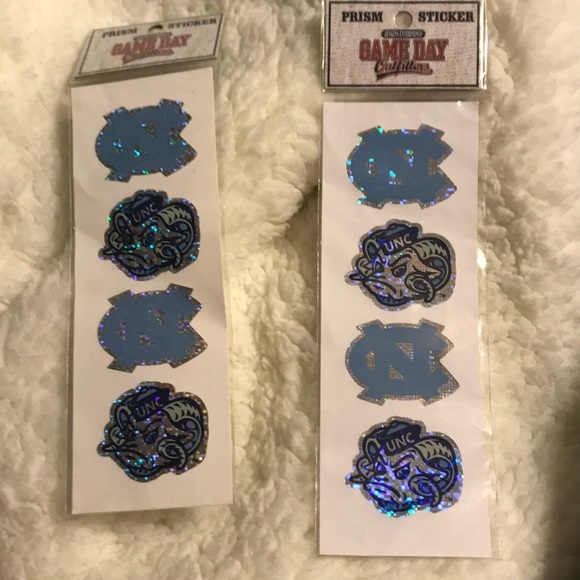 New Two packs of NC sparkle stickers and keychain - Picture 2 of 6